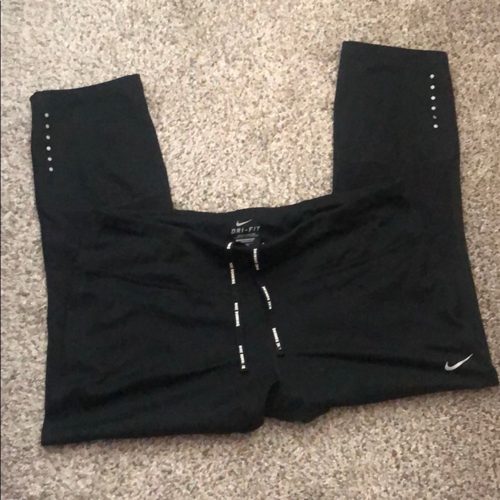 Xl black nike crop leggings